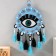 Dreams of dreams from the evil eye "Blue" 22x48 cm