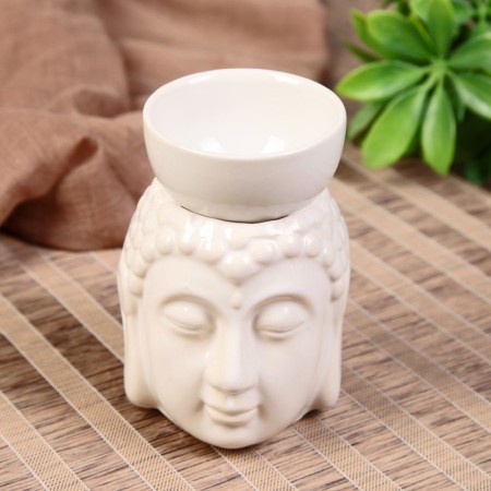 Aroma lamp ceramics "Buddha with a bowl on the head" mix 11.5x8x9 cm