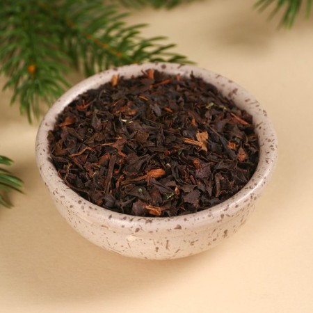 New Year! Black tea in the gearbox “Happy New Year”, taste: mint, 50 g.-2