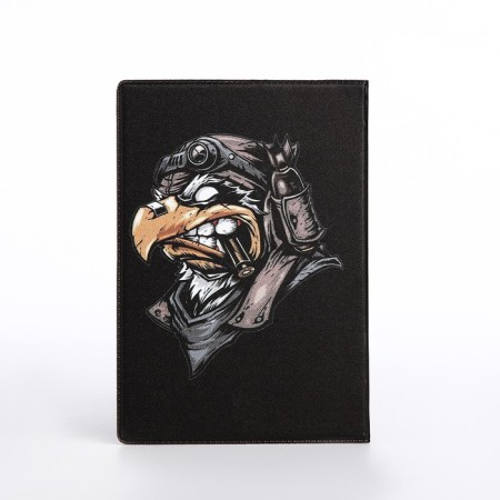 Cover for passport, black color-1