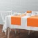 A set of tracks on the Billy table, size 40 x 150 cm - 4 pcs, orange