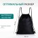 Bag for shoes on the lace, green color