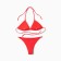 Separate female Minaku swimsuit red color, size 42