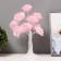 Spinker "Pink Roses" LED Pink 17x17x34 cm