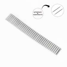 Solomon watch strap, 20 mm, metal, L-15 cm, silver
