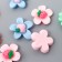 Decor for creativity Plastic "Harvesting in Flower" set 12 pcs mix 2x2 cm
