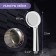 Shower watering can Zein Z3527, D = 80 mm, microscopic points, completely chrome