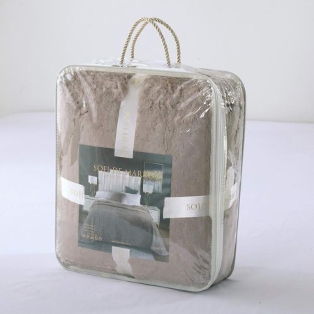 Aville cover, size 160x220 cm, beige color-1