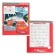 Notebook in a slanting ruler of 12 sheets, 5 types of mix, covered cardboard, cars