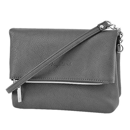 Women's bag B2618-05110, gray color, artificial leather, 20x8x16.5 cm