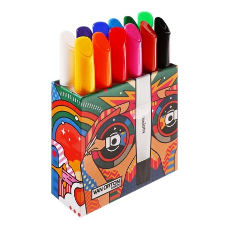 Loars of art 12 colors, Carioca Plus ", premium bright, soft, cardboard, euro suspension-5