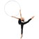 Hoop for rhythmic gymnastics Grace Dance, professional, d = 90 cm, white color