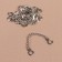 Clothing chain, 0.9 × 10 cm, 10 pcs, silver color