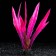 Artificial aquarium plant, 4 x 20 cm, pink