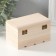 Casket wood for painting 7.5x7.5x12 cm
