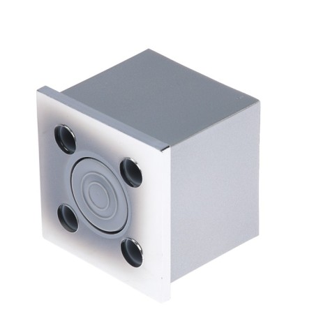 Square support n = 52 mm, matte chromium color-1