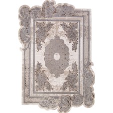 Rectangular carpet Karmen Hali Safir, size 116x180 cm, color Grey/Brown
