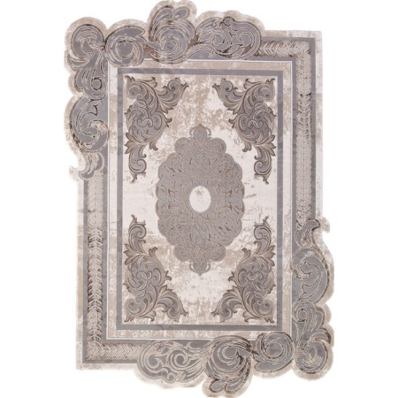 Rectangular carpet Karmen Hali Safir, size 116x180 cm, color Grey/Brown