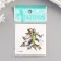 Tattoo on the body color "Crystal and flowers" 6x6 cm