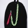 School textile school with pocket, black color, 45x30x15 cm