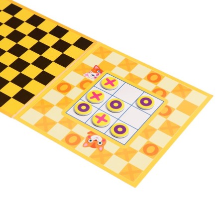 Games on magnets "Crosses-Nolics. Checkers"-4