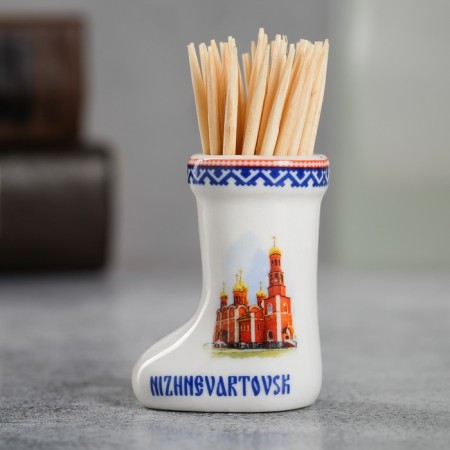 Toothproof stand "Nizhnevartovsk", ceramics