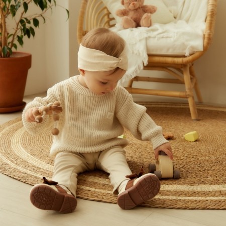 Jumper Knitted SL Home, r.80-86 cm, milk-5
