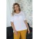 Female jumper, size 54, white color