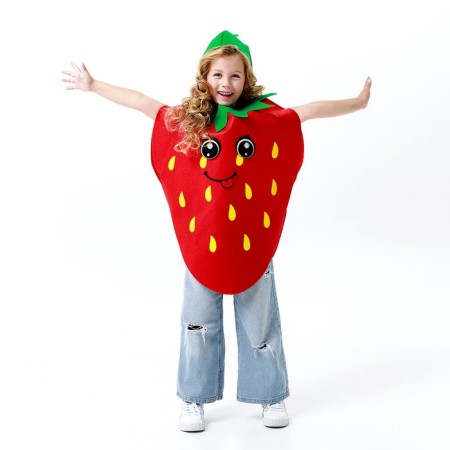 Carnival set "Fun strawberries", felt-2