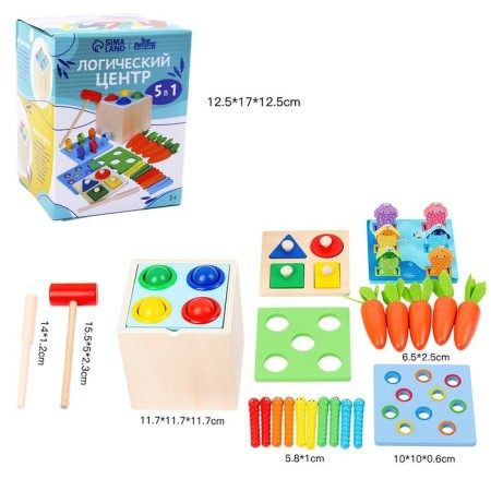 Logical center 5 in 1 "Play and develop"-8