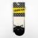 Pantyhose children, cream/black color, height 134-140 cm