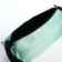 Youth bag with zipper, green color