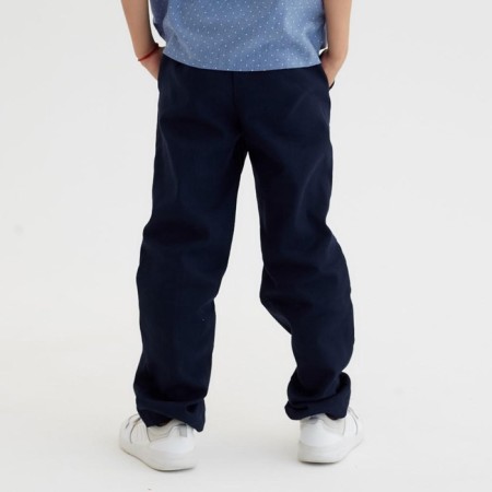 Pants for the boy Minaku: Casual Collection Kids dark blue color, height 110-4