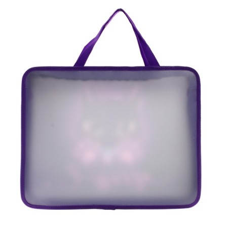 Folder with A4 handles, 330 x 260 x 75 mm, plastic, pens, calligrata "cat"-2