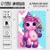 Diamond mosaic with partial filling on the stand for children "Unicorn", 10 x 15 cm