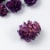 Decor for creativity "Pine violet bump" size 2-4 cm