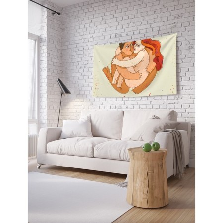 Decorative panel with photo printing "Natural Love", horizontal, size 150x200 cm