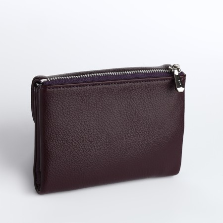 Women's wallet on magnet, purple color-1