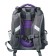 School backpack 38 x 30 x 16 cm, ergonomic back, stavia "stars", gray