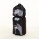 Small Small suitcase 20 "with a bag, a lightning department, with an extension, the color is black