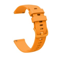 Smart hours strap, 20 mm, silicone, orange