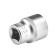 Thile head Stels 13668, under the square, 1/2 ", 22 mm, twelve -sided, chrome
