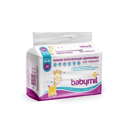 Diabia diapers "Babymil", 60*60, 30 pcs