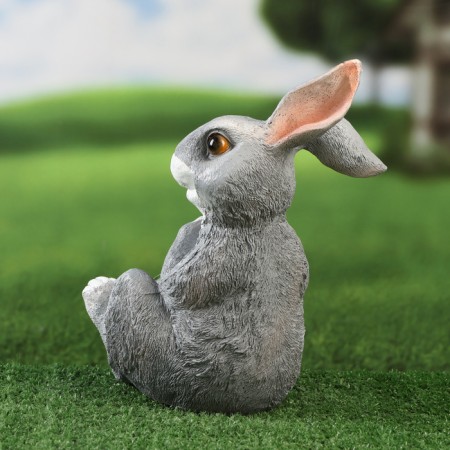 Garden figure "Rabbit with carrots" 26cm-2