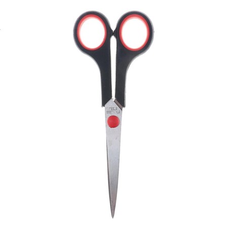 Chancellery scissors 17 cm, plastic handles, in a cardboard box-1