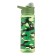 Water bottle, 700 ml, 24.5 x 8 cm, green camouflage