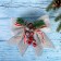 Christmas tree decoration "Balt - cones, berries" 21x18 cm, silver