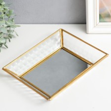 Standing interior glass with a mirror rectangular 