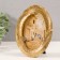 Photo frame Polystone 10x15 cm "leaves" gold 15x1.7x19.5 cm