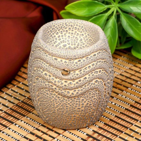 Aroma lamp ceramics "Texture" mix 8x6.5x6.5 cm